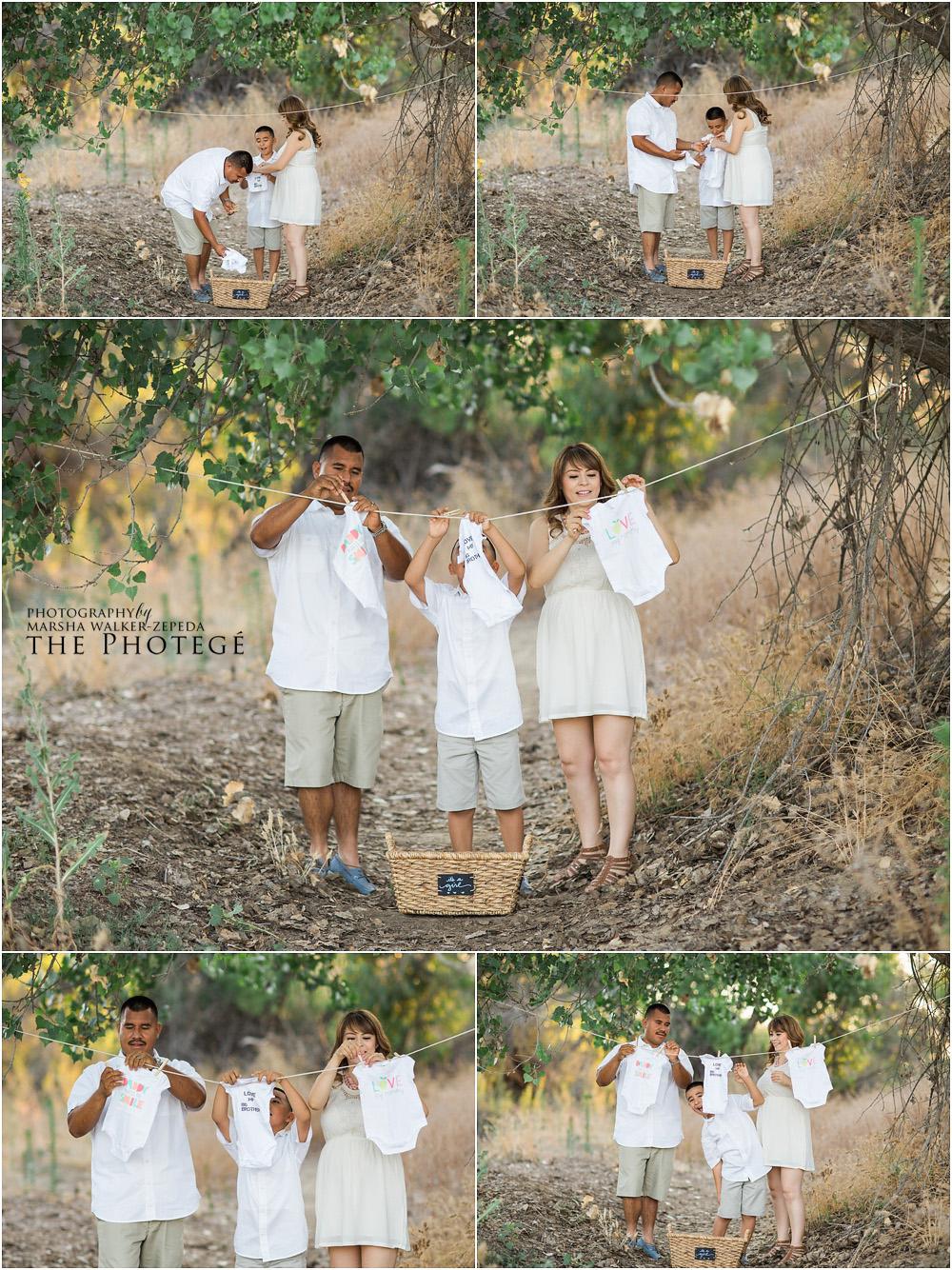 maternity photography, gender reveal