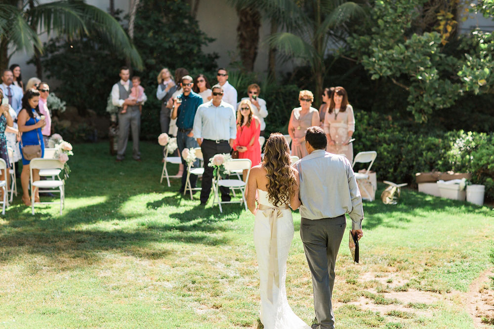 Intimate Santa Barbara Courthouse Wedding on the Rotunda Lawn by The Photege