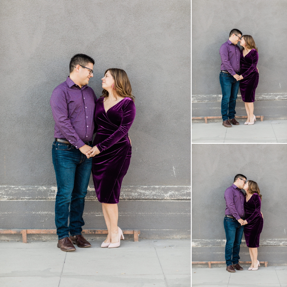 downtown bakersfield engagement session